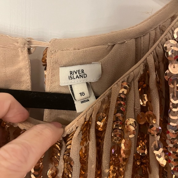 River Island Sequin Top - Picture 2 of 4